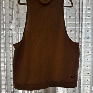 Nike Women's Brown Muscle Tank Top